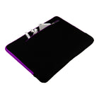 Housse de Protection Ordinateur, suède, Vangoddy Pochette Portable 15,6 po, Noir et Violette-Matériel: Suède