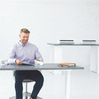 Agrafeuse antimicrobienne Fellowes LX850 EasyPress pleine bande - Blanc-Indicateur de niveau d'agrafeuse