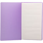 JAM Paper - Carnet de cartes professionnelles capacité de 72 cartes - 4 po x 7 1/4 po - violet-Quantité : vendu à l'unité