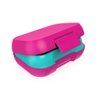 Bentgo - Conteneur anti-fuite pour collations - Fuchsia/Sarcelle-Emballez des portions saines : parfaitement dimensionnées pour l'heure des collations avec 2 compartiments pratiques pour séparer les collations sèches et humides