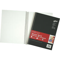 Hilroy - Carnet de croquis, 8 1/2 po x 11 po, 100 feuilles-Papier polyvalent, compatible avec le fusain, le pastel et les crayons