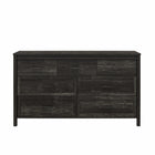 Ameriwood Home Beaumont - Commode à 7 tiroirs - chêne noir-Rangez vos vêtements pliés grâce à la commode à 5 tiroirs Beaumont d’Ameriwood Home