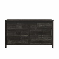 Ameriwood Home Beaumont - Commode à 7 tiroirs - chêne noir-Rangez vos vêtements pliés grâce à la commode à 5 tiroirs Beaumont d’Ameriwood Home