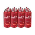 Bubly - Eau pétillante à saveur de cerise, canettes grand format - paquet de 12-De l'eau gazeuse