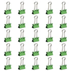 JAM PaperMD – Petites pinces relieuses, 3/4 po (19 mm), vert, 125/paquet-5