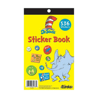 Eureka– Livre d’autocollants, Dr. Seuss (EU-609720)-Dr. Seuss