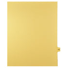 Markmaker - 25 tabs/PQT, 5 PQT/Boite, Intercalaires imprimes Legal, Chamois, 1/15th coupe| format lettre, sans trous, Numero 102-Intercalaires imprimes Legal