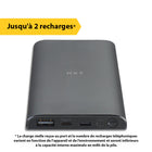 NXT Technologies - Chargeur USB de 10 000 mAh de - noir-Comprend un chargeur rapide USB pour recharger rapidement la plupart des téléphones intelligents