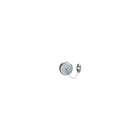 ASI – Fil pour vêtements, 6 pi-L'unité en acier inoxydable poli possède une corde en vinyle de 6 pi (1829 mm) actionnée par ressort avec un bouton en vinyle blanc et un écrou de blocage pour garder le fil tendu
