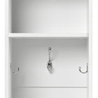 Prepac - Meuble de rangement étroit pour vestibule - blanc - ensemble de 4-La tablette amovible de 5/8 po s'ajuste à huit hauteurs différentes