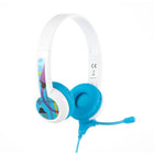 BuddyPhones StudyBuddy Casque - Bleu-Style de casque sur l'oreille pour les enfants avec SafeAudio