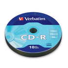 Verbatim - CD-R 700 Mo 52X surface avec identification de la marque - PDQ paquet de 10-CD-R 700 Mo 52X