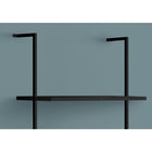 Monarch Specialties - 3683 72 po H Etagere Echelle - Noir/Metal Noir-Capacité de poids par étagère : 30 lb
