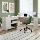 Sauder - La Collection Porto Palma Bureau avec Credence - Finition Haze Acacia-Finition Haze Acacia, Bois d'ingenierie
