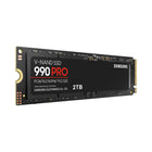 Samsung - 990 PRO Disque SSD interne NVMe M.2 PCIe 4.0 de 2 To-Mémoire de stockage Samsung V-NAND 3 bits MLC et mémoire cache SDRAM DDR4 basse consommation Samsung 2 Go