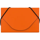 JAM Paper - Porte-cartes de visite colouré avec rabat rond - Aggloméré orange-Emballage anglais seulement