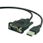Staples - Adaptateur USB à sériel de 1 pi, noir-Solution prête à l'emploi pour tous les appareils dotés de connecteurs sériels