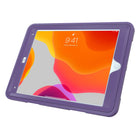 Étui de protection CTA Digital avec béquille rotative pour iPad 10.2" Gen 7 et 8, Air 3 et 10.5" Pro - Violet-L'étui en silicone et le protecteur d'écran peuvent être nettoyés et désinfectés facilement