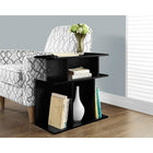 Monarch Specialties - 2473 Table D'Appoint - 24 po H/Noir-Dimensions : 24 haut. x 24 larg. x 12 prof. (po)