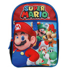 Bioworld Ensemble de sac à dos 5 pièces - 16 po - Nintendo Super Mario Bros Mushroom-Matériau: fabriqué à partir d'un tissu en polyester tissé