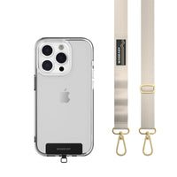 SwitchEasy - MagEasy Carte à sangle avec tour de cou amovible et lanière de téléphone - Sangle de 20 mm - Lumière des étoiles-Pas besoin de compromis entre forme et fonction