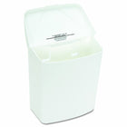 Conteneur Sanidisposal HOSPECO, Gris, 8 7/8" L x 10 5/8" H x 4 5/8' P-Dimensions: 10,62 x 8,87 x 4,62 po