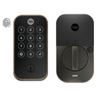 Yale - 420 Assure Lock 2 Touch avec Bluetooth - À clé - Bronze-Déverrouillez avec votre empreinte digitale avec une précision de 99 pourcent et un temps de reconnaissance inférieur à 0,5 seconde