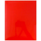 JAM Paper Chemises de présentation lustrées avec deux pochettes, 9 x 12 po, rouge, 12/paq.-Égayez la journée de travail avec de jolies chemises aux couleurs scintillantes