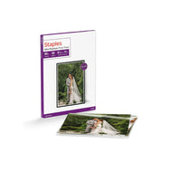 Staples Papier photo Ultra haut de gamme, glacé, 8 1/2 po x 11 po, paq./50-Pour des photos aux couleurs éclatantes qui résistent à la décoloration