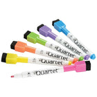 QuartetMD – Mini marqueurs à effacement sec ReWritablesMD, Paquet de 6 - couleurs variées ScreamersMD-Gomme à effacer avec capuchon - des corrections rapides d’un seul coup
