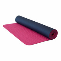 PurEarth II - L’Ultime Tapis De Yoga Éco Logique, 3mm, Rouge/Charbon-Technologie brevetée Tapis de yoga 3mm ECO 100% thermoplastique, élastomère et caoutchouc (TPE)