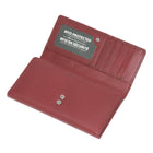 Roots - Femme Grand Portefeuille Pochette avec Chéquier Amovible - Rouge-1 poche zippée
