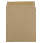 JAM Paper Enveloppes carrées recyclées à partir de sacs papier kraft avec ferm. gommée, 5 1/2 x 5 1/2 po, brun, 25/paquet-Taille : 5 1/2 x 5 1/2 po