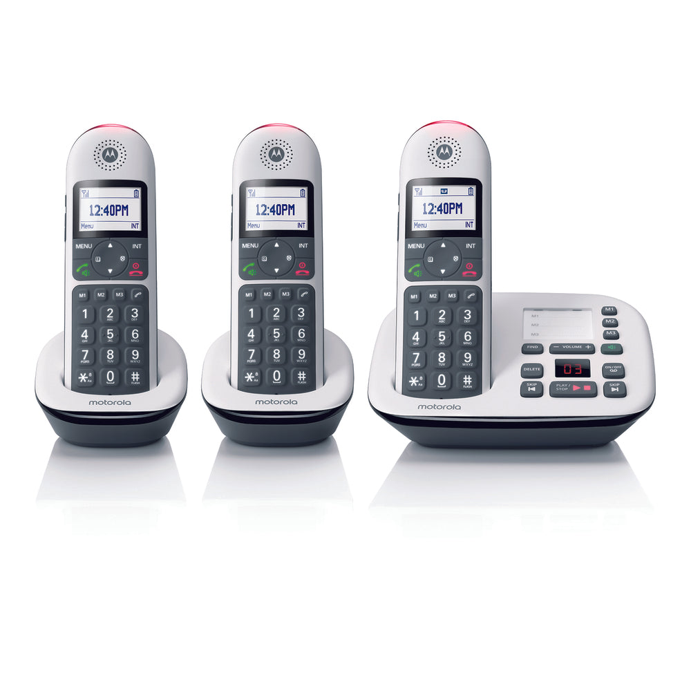 Téléphone sans fil Motorola CD5011 à 3 combinés