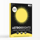 Astrobrights - Papier cartonne Pastel frappant, 8,5 po l x 11 po H, 65 lb, Citron frais, 100 feuilles (91785)-Poids de base : 65 lb./176 gsm