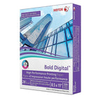 Xerox Papier Bold Digital pour imprimantes numériques, 28 lb, 8 1/2 x 11 po, blanc, 500 feuilles-Luminosité : 100