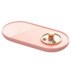 Habitu Chauffe-Tasse Électrique Rétro avec Tasse et Couvercle-Rose-Bouton de démarrage différé: Trois options sont offertes : 2 heures, 5 heures et 8 heures