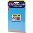 Pochettes de bibliothèque Hygloss 3,5" x 4,875" non adhésives, paquet de 180-30 pochettes par paquet, 3 de chacune des 10 couleurs