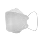 Globe Commercial - Masque de protection KN95 pour enfants - Blanc - Paquet de 20-Conception respirante mais ajustée