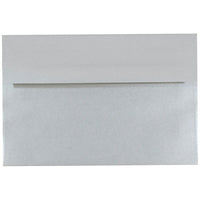 JAM Paper Enveloppe A8 Stardream, effet métallisé, argenté, 50/paquet-Enveloppe en papier à effet métallisé argenté Stardream
