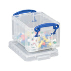 Really Useful Boxes – Boîte de rangement de 0,7 l, transparent-Couleur : Incolore