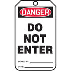 Accuform Signs - Étiquettes De Sécurité, Papier Cartonné, 3-1/8po La X 5-7/8po H, Anglais, paquet de 25-Hauteur 5-7/8po