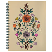 Staples Cahier à spirales - 8 po W x 10 po L - Boho - 80 feuilles lignées-Cahier à spirales avec pages perforées