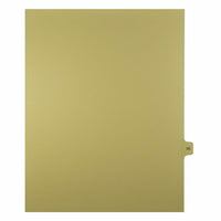 Mark Maker – Onglets séparateurs juridiques beiges, 1/15 onglets, format lettre, sans trous, numéro 56, 25/paquet-Onglets séparateurs beiges, 1/15 onglets