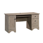 Sauder 59"W La Collection Sauder Select Bureau - Finition Laurel Oak-Tablette coulissante pour clavier/souris avec glissières métalliques et butées de sécurité