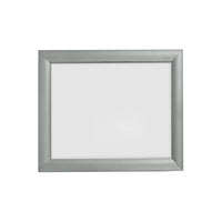 Eddie’s Hang-Up Display Ltd. - Support pour affiche avec cadre encliquetable, 8 1/2 x 11 po, aluminium, 10/paquet (137012)-Pour les affiches de 8 1/2 x 11 po