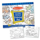 Melissa & Doug - Tablette à colorier géante bleue, tout-petits à 2e année (LCI4226)-Groupe d’âge et niveau : Enfants de 3 ans et plus jusqu’à la 2e année