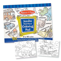 Melissa & Doug - Tablette à colorier géante bleue, tout-petits à 2e année (LCI4226)-Groupe d’âge et niveau : Enfants de 3 ans et plus jusqu’à la 2e année