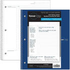 TopsMD – Cahier de notes FocusNotes, 11 x 9 po, blanc, 100 pages, bilingue-Reliure à spirale verrouillable