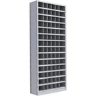 Metalware – Étagère enclenchable RK906, 15 tablettes, 36 x 18 x 88 (po), gris pâle-Système de tablettes ajustables offrant un espace de rangement solide, mais économique qui convient à vos besoins